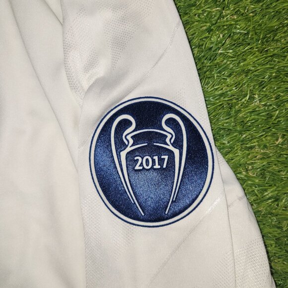 Marcelo Real Madrid 2017 2018 UEFA FINAL Long Sleeve Soccer Jersey Shirt XL - Picture 5 of 10